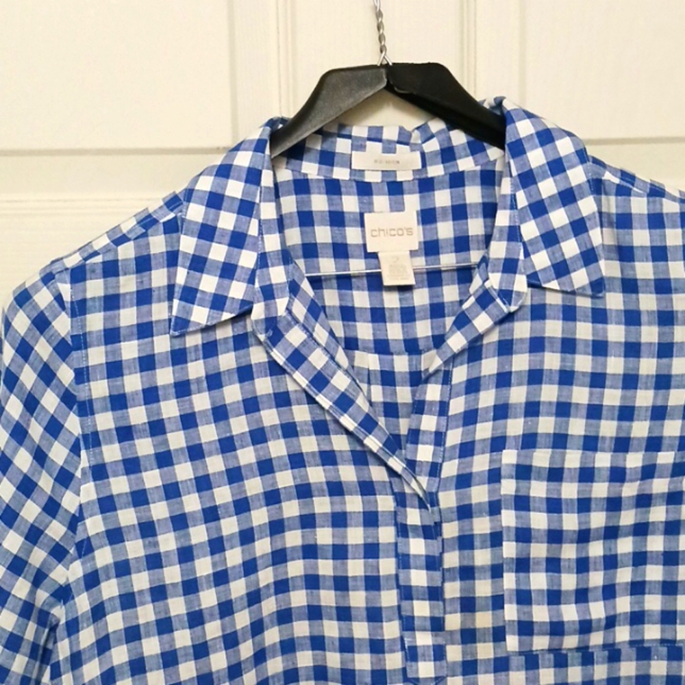 Chico's  Blouse Sz 2-L - Picture 2 of 5